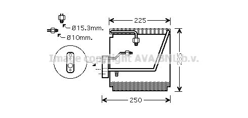 AVA QUALITY COOLING Испаритель, кондиционер HDV198